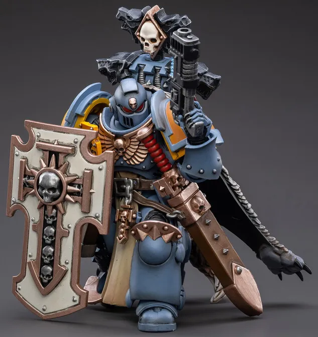 Primaris Space Marines Space Wolves Bladeguard Veteran 1/18 Scale | Warhammer 40K | Joy Toy 