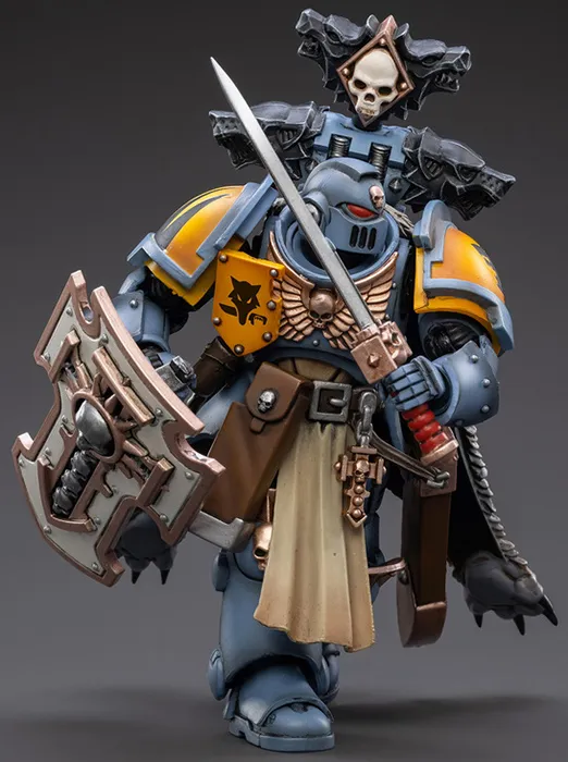 Primaris Space Marines Space Wolves Bladeguard Veteran 1/18 Scale | Warhammer 40K | Joy Toy 
