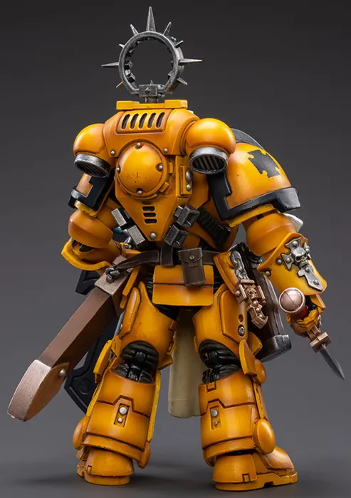 Primaris Space Marines Imperial Fists Bladeguard Veteran 1/18 Scale | Warhammer 40K | Joy Toy