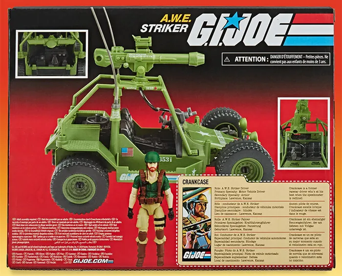 A.W.E. Striker with Crankcase 3.75-Inch Scale | G.I. Joe 50th Anniversary