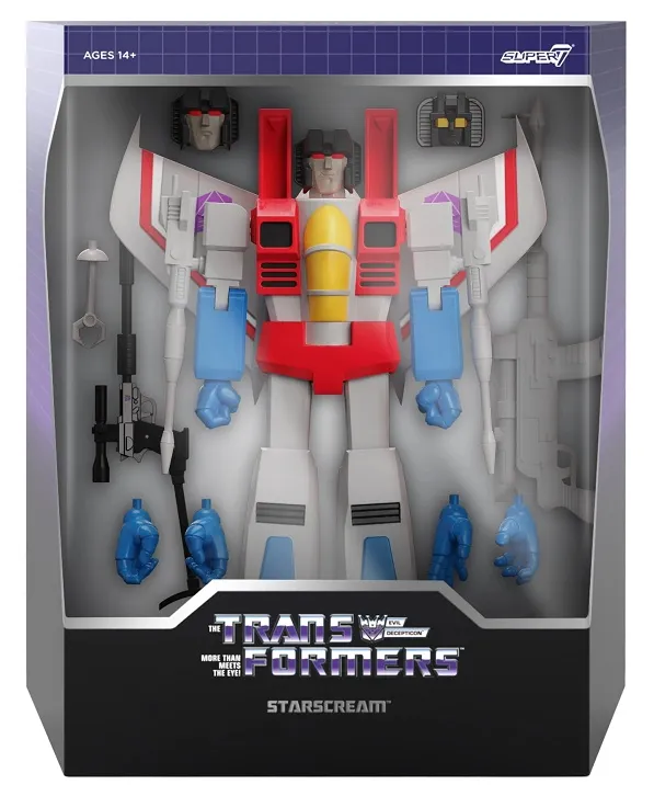 Starscream G1 Version 7-inch Scale | Transformers Ultimates | Super7