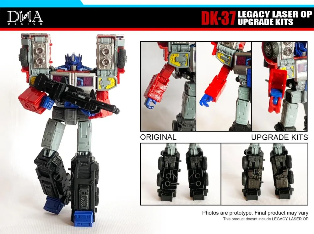 DK-37 Upgrade Kit for Transformers Legacy Laser Optimus Prime | Dna Design | Upgrade Kit