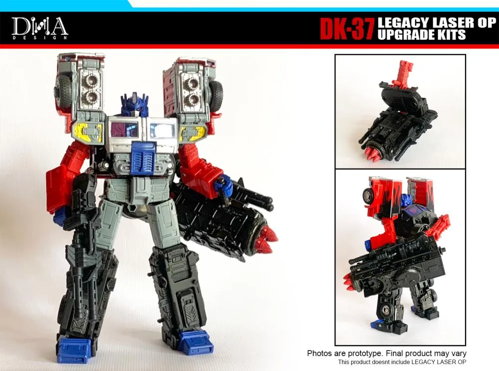 DK-37 Upgrade Kit for Transformers Legacy Laser Optimus Prime | Dna Design | Upgrade Kit