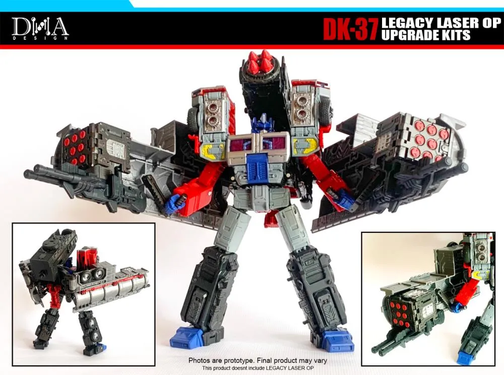 DK-37 Upgrade Kit for Transformers Legacy Laser Optimus Prime | Dna Design | Upgrade Kit