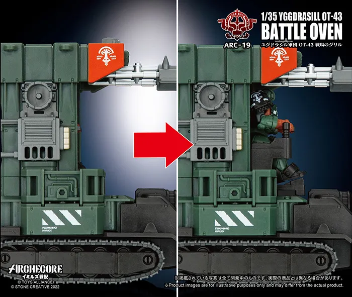 ARC-19 Yggdrasill OT-43 Battle Oven 1:35 Scale | ARCHECORE