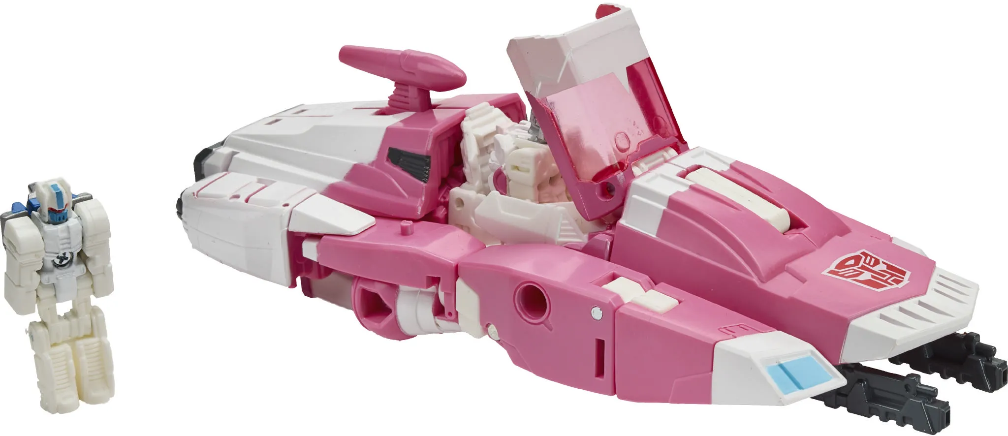 Arcee with Leinad Deluxe Class  | Transformers Generations Titans Return