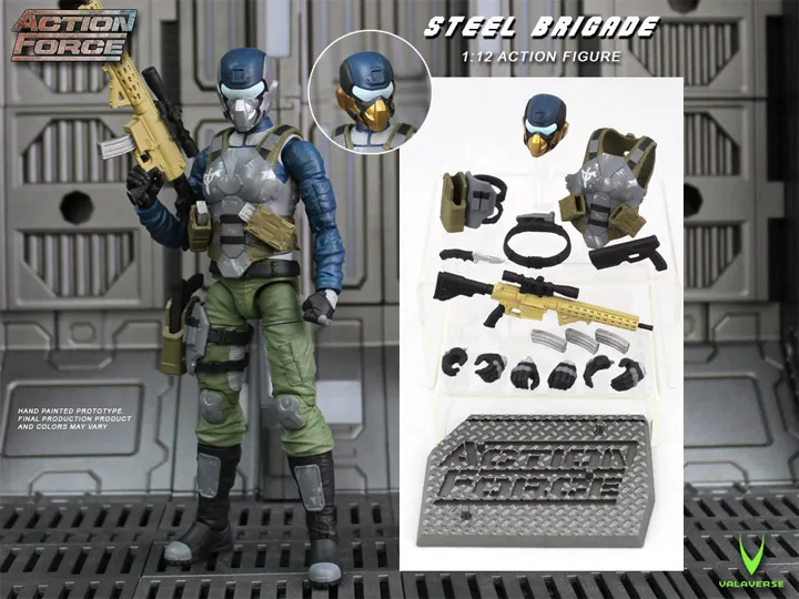 Steel Brigade Version 2 1/12 Scale | Action Force | Valaverse