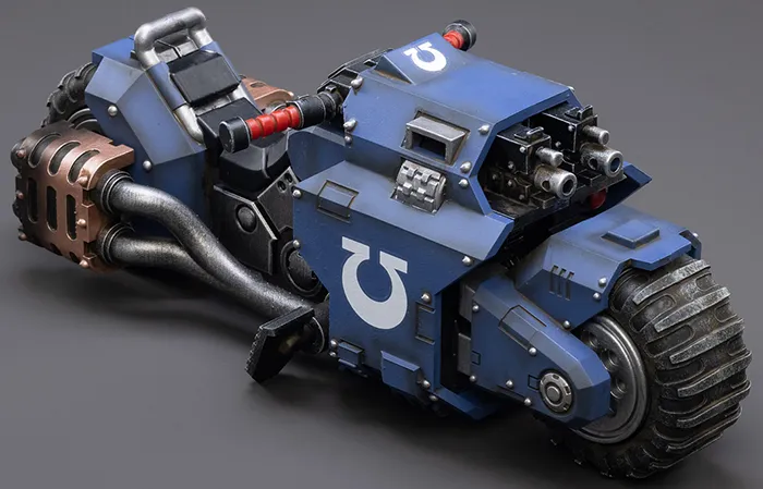 Ultramarines Outrider Bike 1/18 Scale | Warhammer 40K | Joy Toy