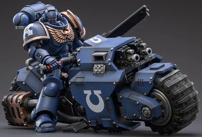 Ultramarines Outrider Bike 1/18 Scale | Warhammer 40K | Joy Toy