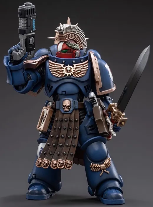 Ultramarines Veteran Sergeant Icastus 1/18 Scale | Warhammer 40K | Joy Toy
