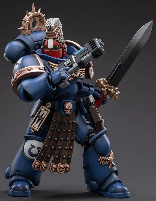 Ultramarines Veteran Sergeant Icastus 1/18 Scale | Warhammer 40K | Joy Toy