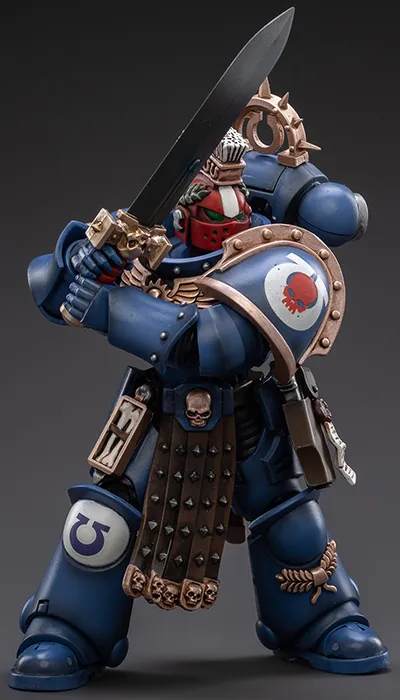 Ultramarines Veteran Sergeant Icastus 1/18 Scale | Warhammer 40K | Joy Toy