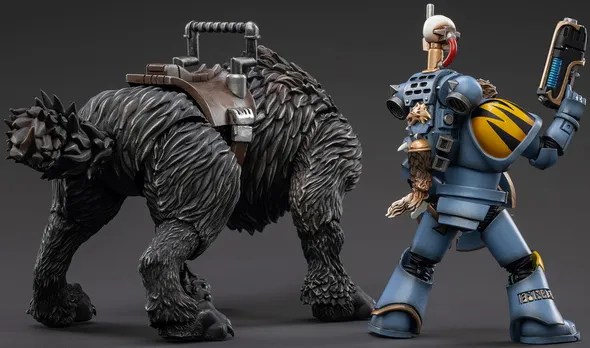 Space Wolves Thunderwolf Cavalry Frode 1/18 Scale | Warhammer 40K | Joy Toy