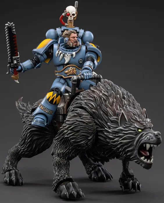Space Wolves Thunderwolf Cavalry Frode 1/18 Scale | Warhammer 40K | Joy Toy