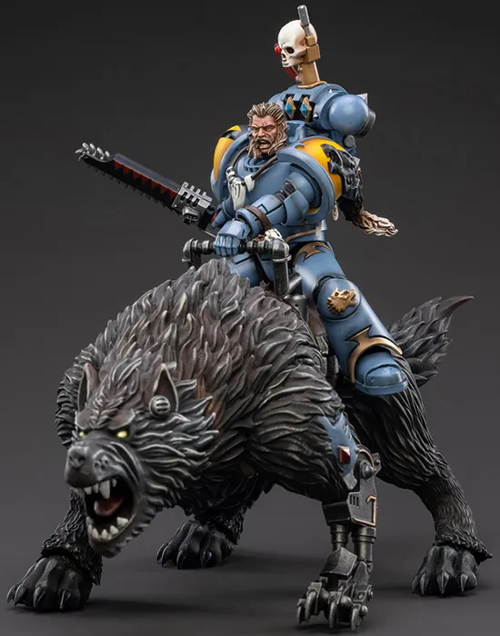 Space Wolves Thunderwolf Cavalry Frode 1/18 Scale | Warhammer 40K | Joy Toy