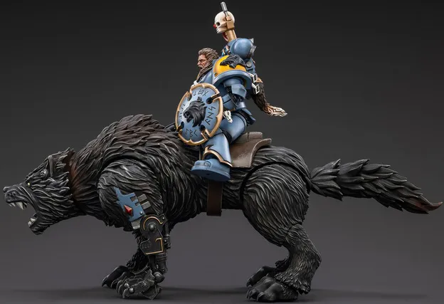 Space Wolves Thunderwolf Cavalry Frode 1/18 Scale | Warhammer 40K | Joy Toy
