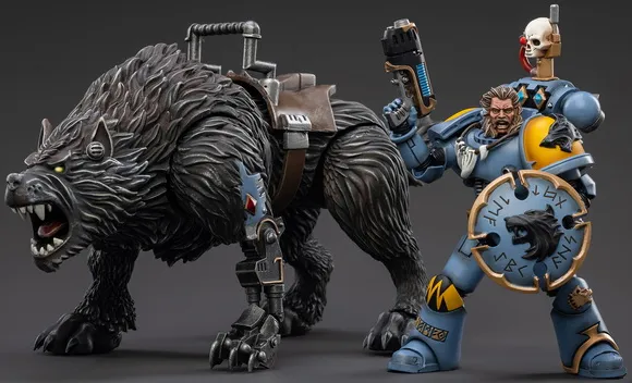 Space Wolves Thunderwolf Cavalry Frode 1/18 Scale | Warhammer 40K | Joy Toy