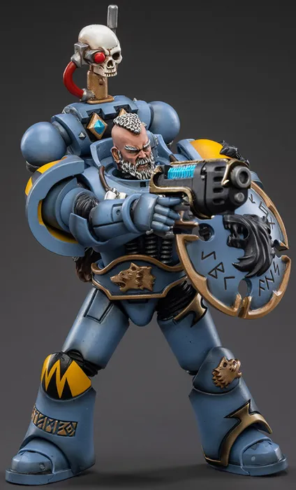 Space Wolves Thunderwolf Cavalry Bjane 1/18 Scale | Warhammer 40K | Joy Toy