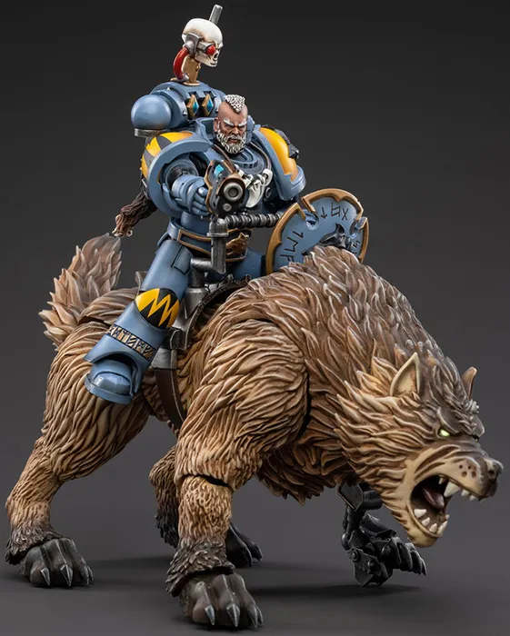 Space Wolves Thunderwolf Cavalry Bjane 1/18 Scale | Warhammer 40K | Joy Toy
