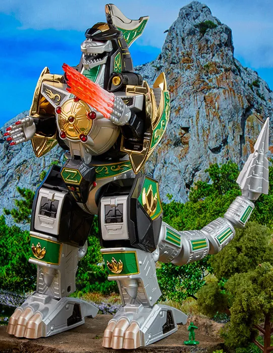 Dragonzord Lightning Collection Zord Ascension Project 1/144 Scale | Mighty Morphin Power Rangers | Hasbro