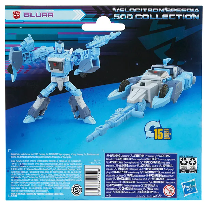 Blurr Deluxe Class Deluxe Class | Transformers Legacy | Velocitron Speedia 500 Collection