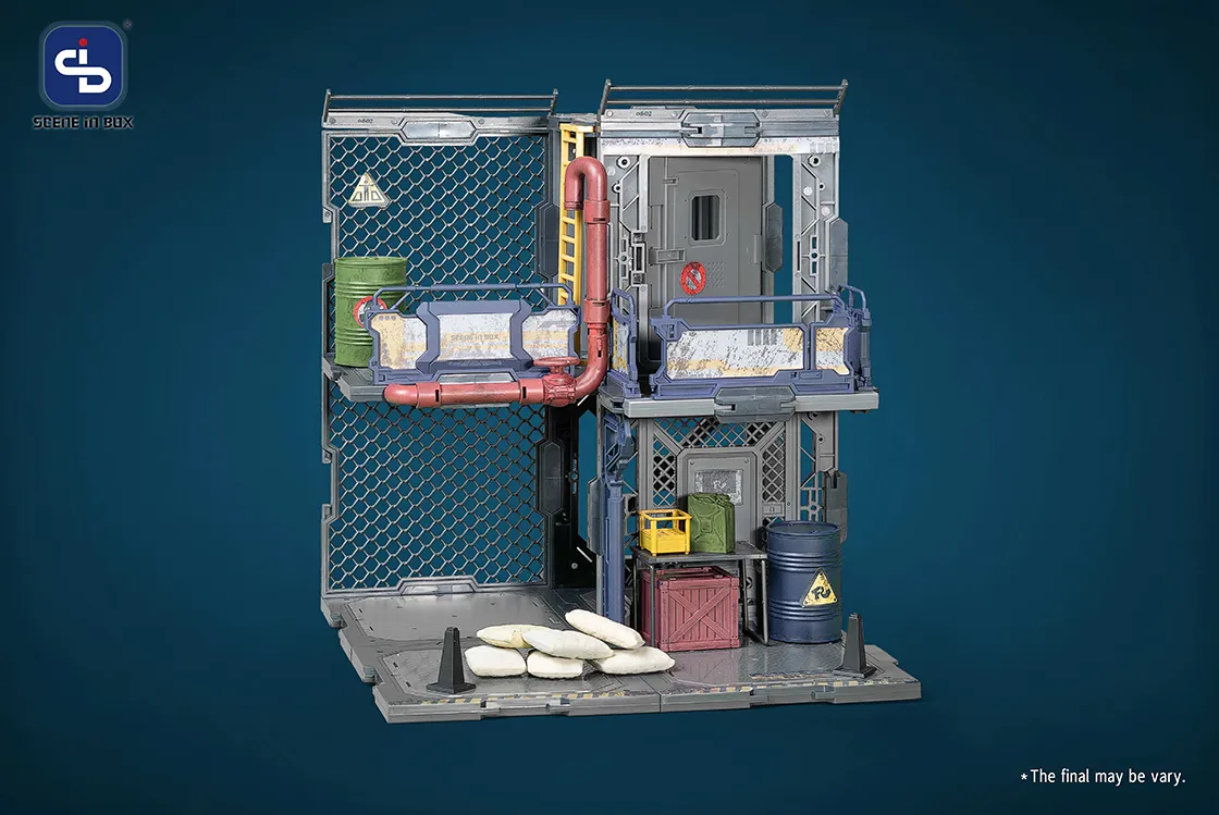 SIB-08 Outpost Diorama Building Set | Scene in Box | Fresh Retro