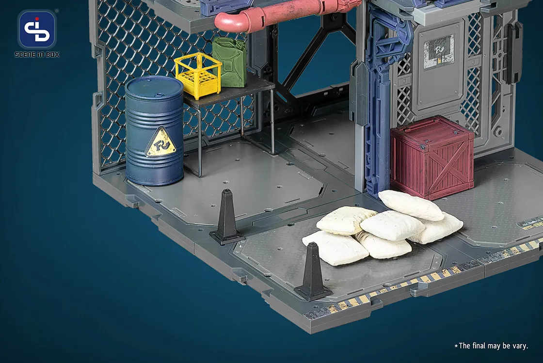 SIB-08 Outpost Diorama Building Set | Scene in Box | Fresh Retro