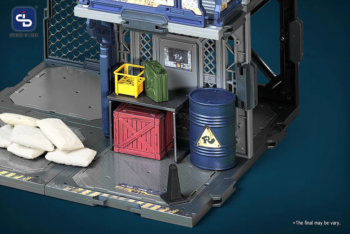 SIB-08 Outpost Diorama Building Set | Scene in Box | Fresh Retro