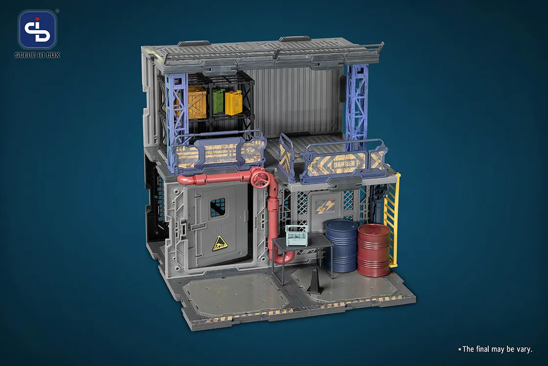 SIB-09 Bazaar Diorama Building Set | Scene in Box | Fresh Retro