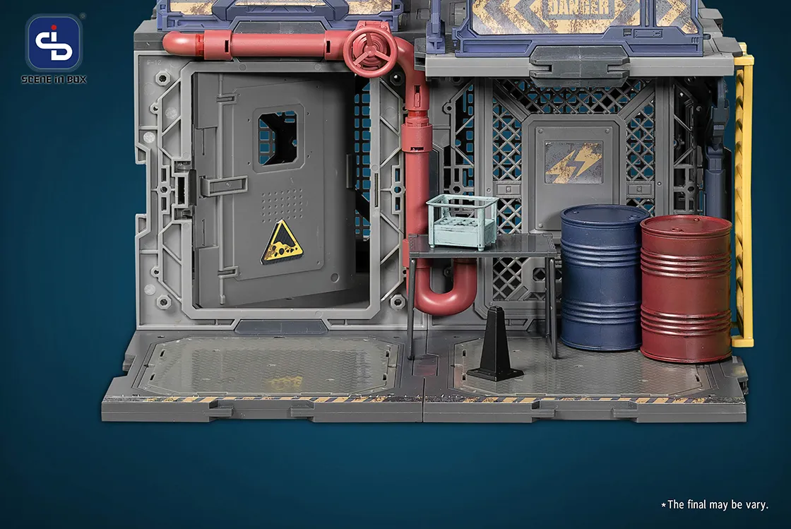 SIB-09 Bazaar Diorama Building Set | Scene in Box | Fresh Retro