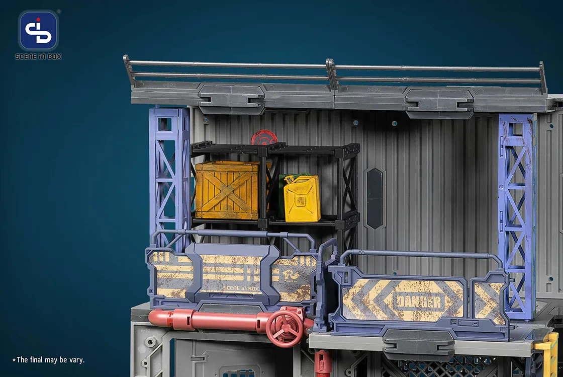 SIB-09 Bazaar Diorama Building Set | Scene in Box | Fresh Retro