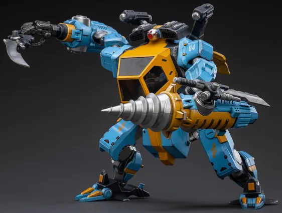 NORTH 04 Armed Attack Mecha with Pilot | Joy Toy Battle for the Stars