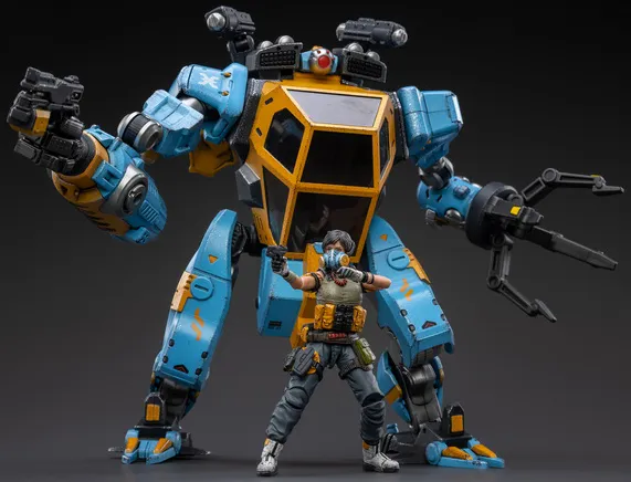 NORTH 04 Armed Attack Mecha with Pilot | Joy Toy Battle for the Stars