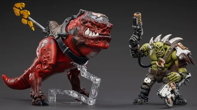 Orks Squighog Nob On Smasha Squig 1/18 Scale | Warhammer 40K | Joy Toy