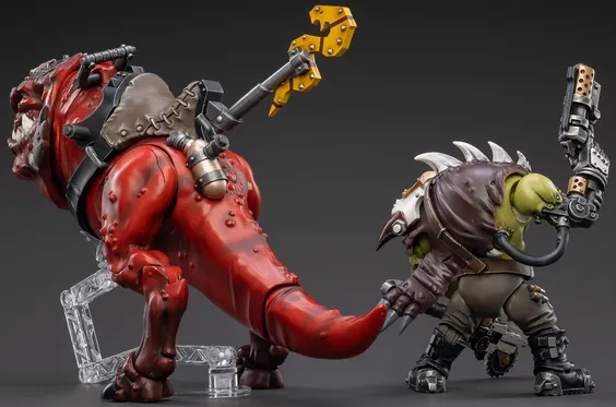 Orks Squighog Nob On Smasha Squig 1/18 Scale | Warhammer 40K | Joy Toy