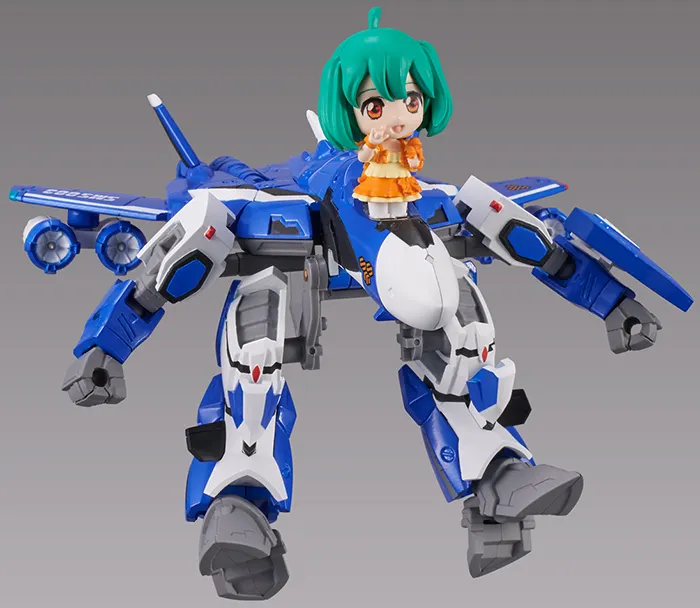 VF-25G Messiah Valkyrie Michael Use Version and Ranka Set Tiny Session | Macross Frontier | Bandai Spirits
