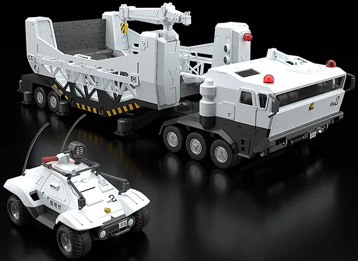 Type 98 Command Vehicle and Type 99 Special Labor Carrier Model Kit MODEROID | Mobile Police Patlabor | Good Smile Company