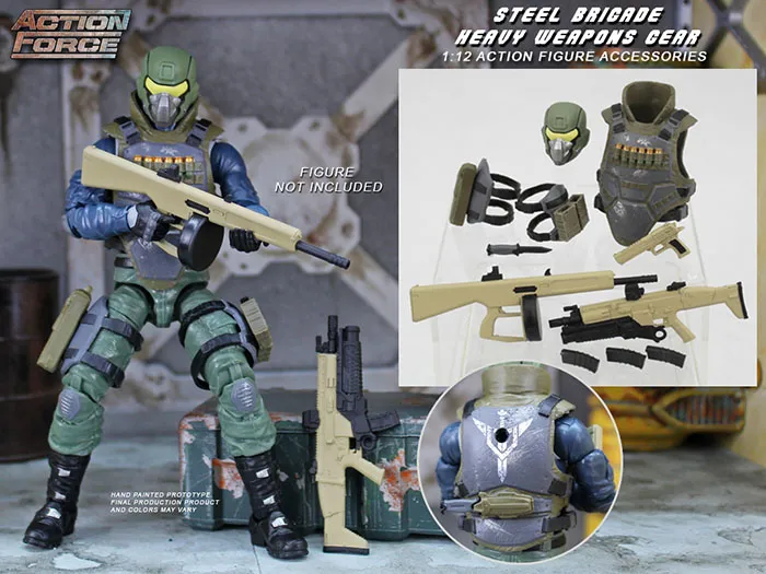 Steel Brigade Gear Pack 1/12 Scale | Action Force | Valaverse