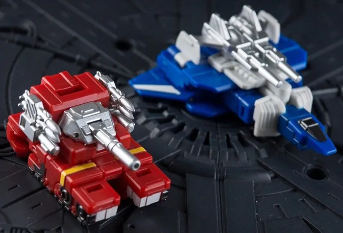 Sword Dancer DW-E07 Traveler Plane and DW-E08 Patriot Tank Set of 2 Red and Blue Version | Dr. Wu
