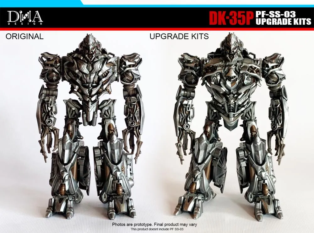 DK-35P Upgrade Kit for Transformers Studio Series Premium Finish SS-03 Megatron | Dna Design | Upgrade Kit