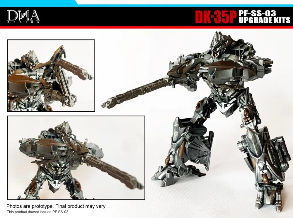 DK-35P Upgrade Kit for Transformers Studio Series Premium Finish SS-03 Megatron | Dna Design | Upgrade Kit