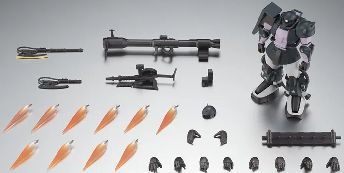 MS-06R-1A ZAKU II High Mobility Type Black Tri Stars A.N.I.M.E. Version Robot Spirits | Mobile Suit Variations | Bandai Tamashii Nations