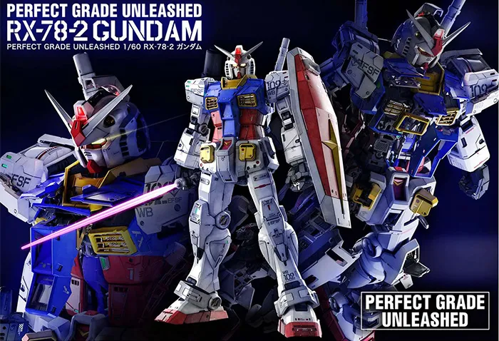 RX-78-02 Gundam 1/60 Scale Model Kit PG Unleashed | Mobile Suit Gundam | Bandai Spirits