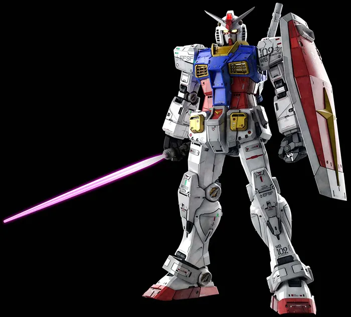 RX-78-02 Gundam 1/60 Scale Model Kit PG Unleashed | Mobile Suit Gundam | Bandai Spirits