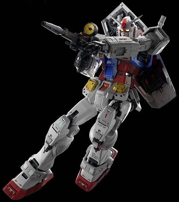RX-78-02 Gundam 1/60 Scale Model Kit PG Unleashed | Mobile Suit Gundam | Bandai Spirits