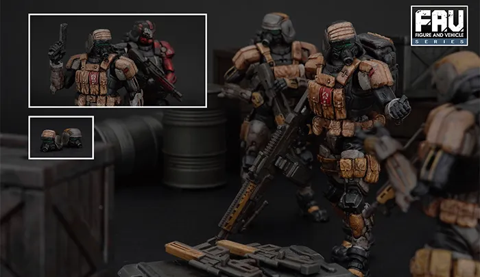 FAV-A76 Blacksand Squad Set 1:18 Scale | Acid Rain FAV