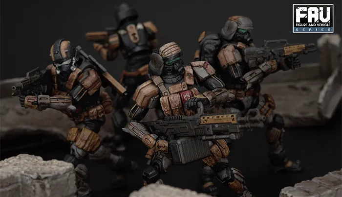 FAV-A76 Blacksand Squad Set 1:18 Scale | Acid Rain FAV