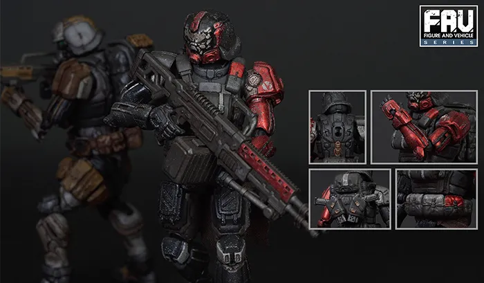FAV-A77 Gauntlet 1:18 Scale | Acid Rain FAV