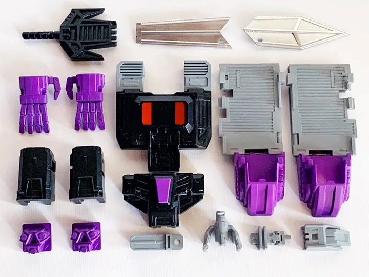 DK-38 Upgrade Kit for Transformers Legacy Motormaster and Menasor | Dna Design | Upgrade Kit