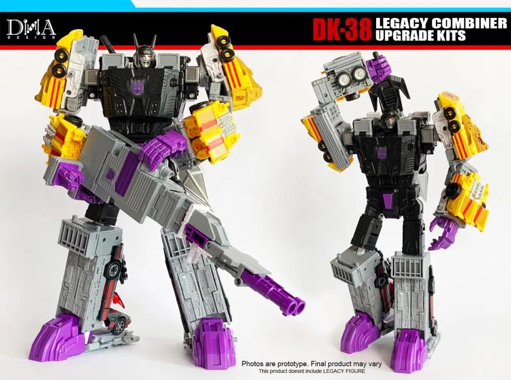 DK-38 Upgrade Kit for Transformers Legacy Motormaster and Menasor | Dna Design | Upgrade Kit